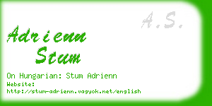 adrienn stum business card